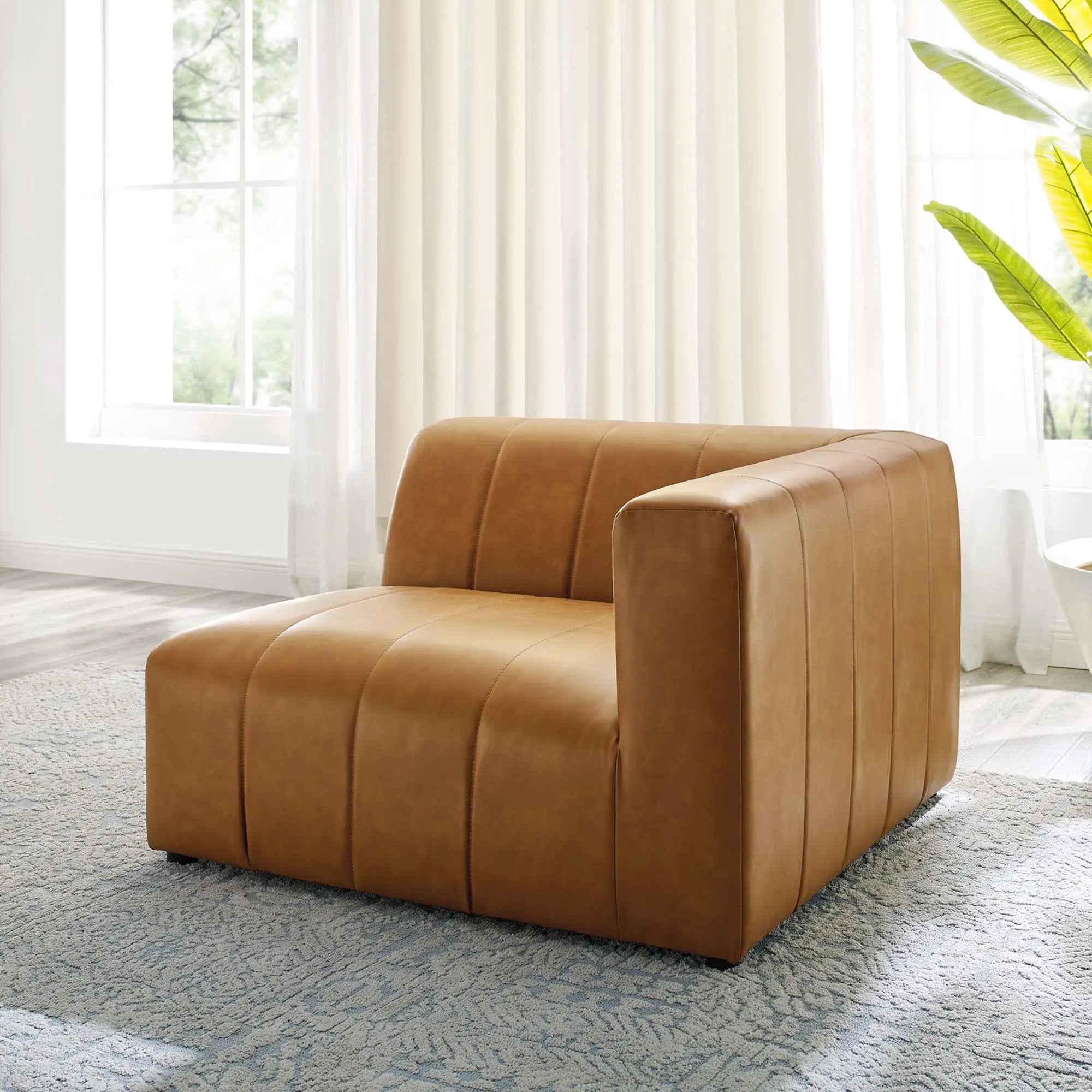 Bartlett Vegan Leather Right-Arm Chair by Modway by HouseOfZazla