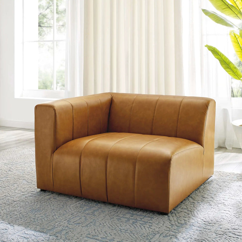 Bartlett Vegan Leather Left-Arm Chair by Modway by HouseOfZazla