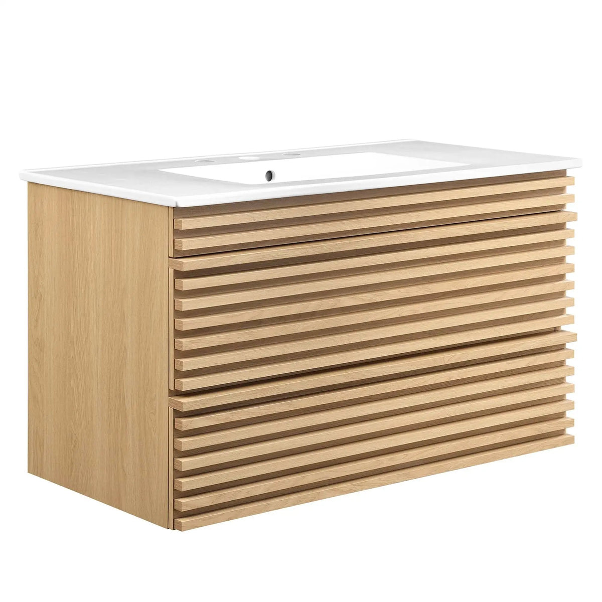 Render 36" Wall-Mount Bathroom Vanity by Modway by HouseOfZazla