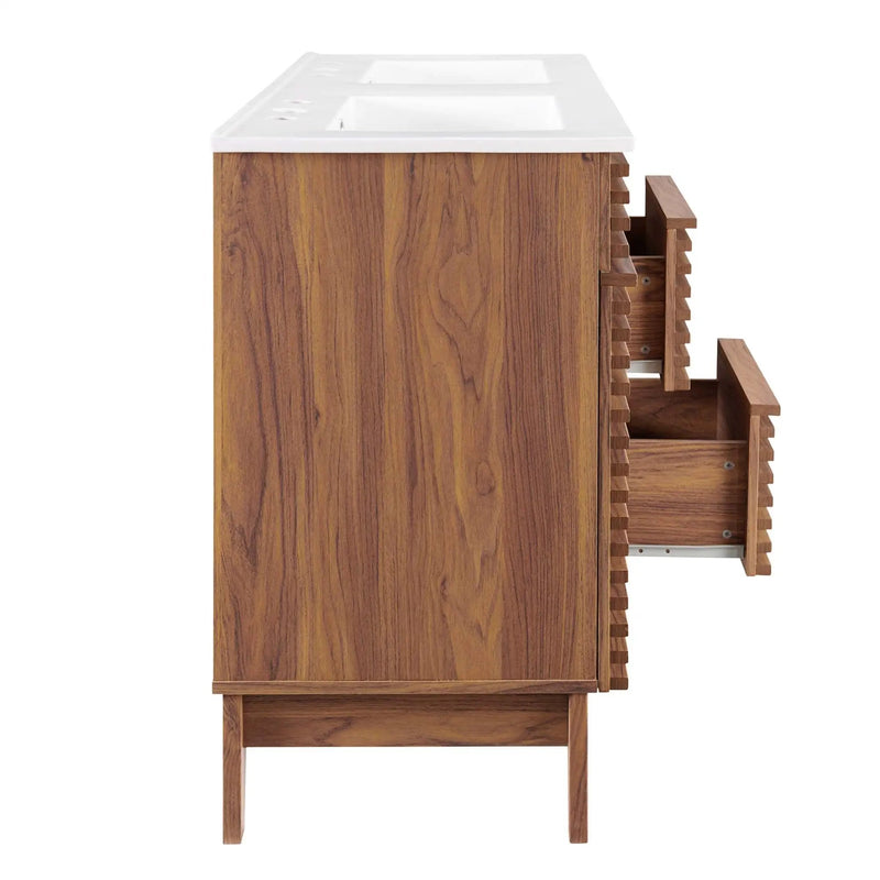 Render 48" Double Sink Bathroom Vanity by Modway by HouseOfZazla