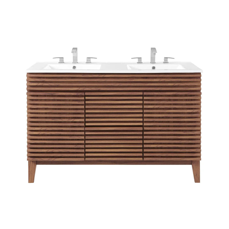 Render 48" Double Sink Bathroom Vanity by Modway by HouseOfZazla