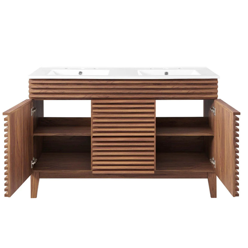 Render 48" Double Sink Bathroom Vanity by Modway by HouseOfZazla