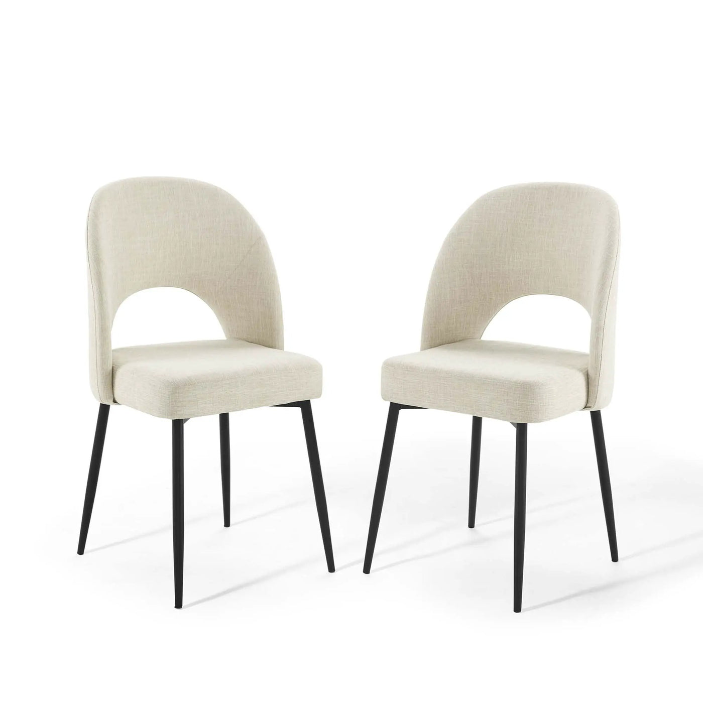 Rouse Upholstered Fabric Dining Side Chair Set of 2 by Modway by HouseOfZazla