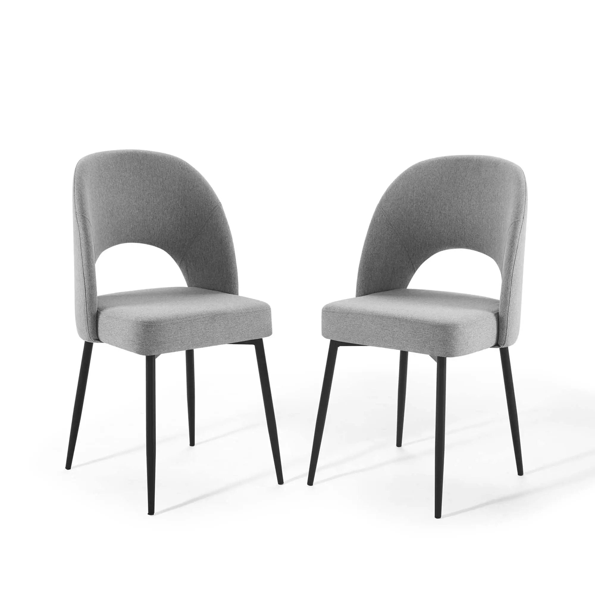 Rouse Upholstered Fabric Dining Side Chair Set of 2 by Modway by HouseOfZazla