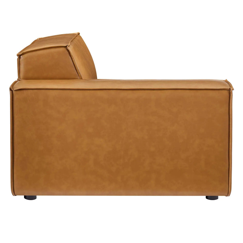 Restore Left-Arm Vegan Leather Sectional Sofa Chair by Modway by HouseOfZazla