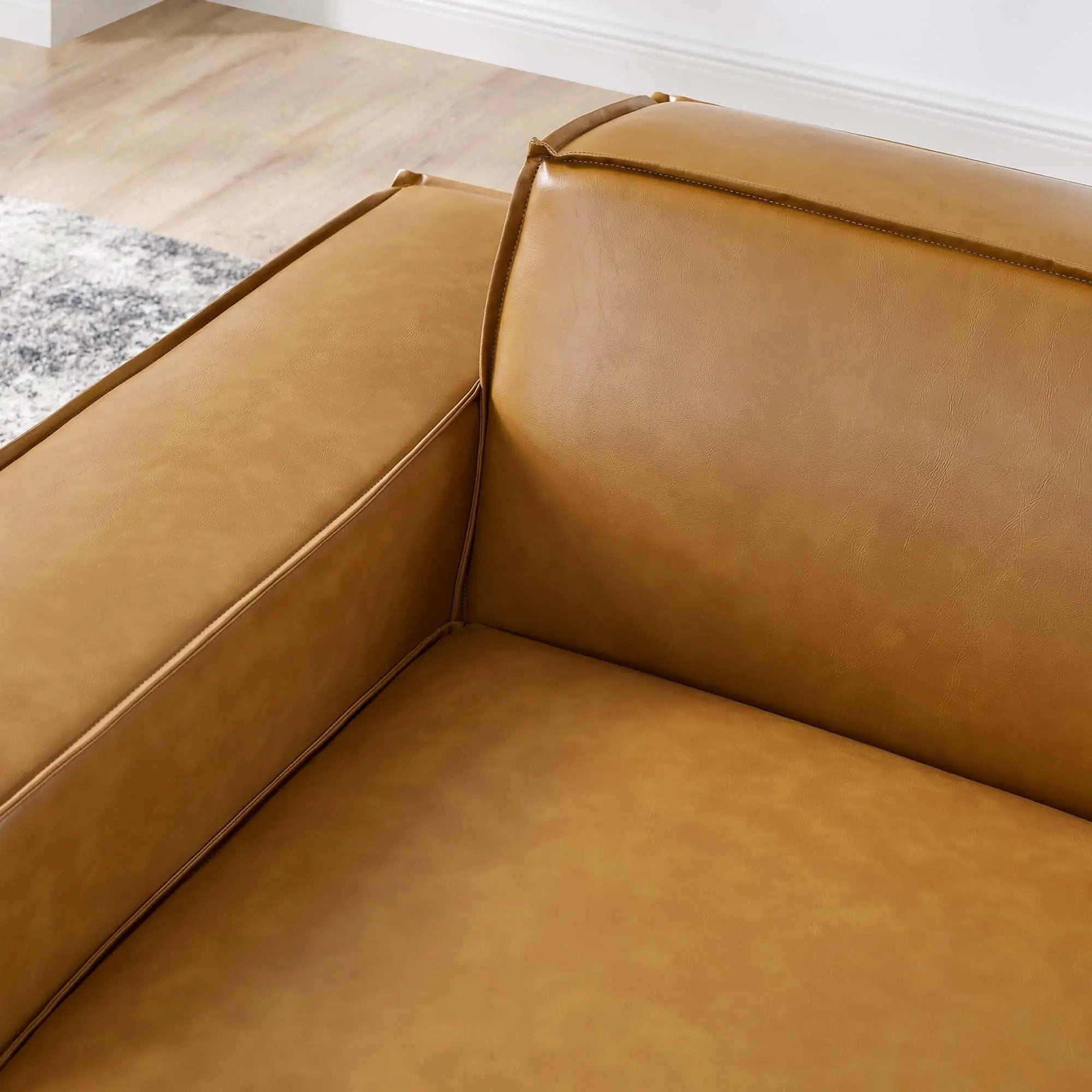 Restore Left-Arm Vegan Leather Sectional Sofa Chair by Modway by HouseOfZazla