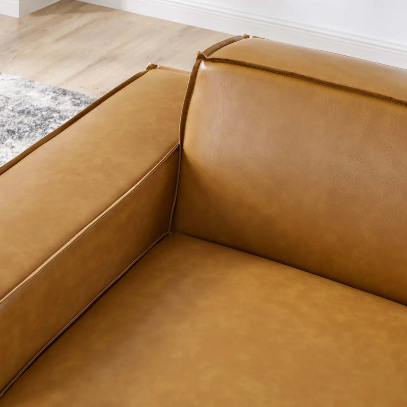 Restore Left-Arm Vegan Leather Sectional Sofa Chair by Modway by HouseOfZazla