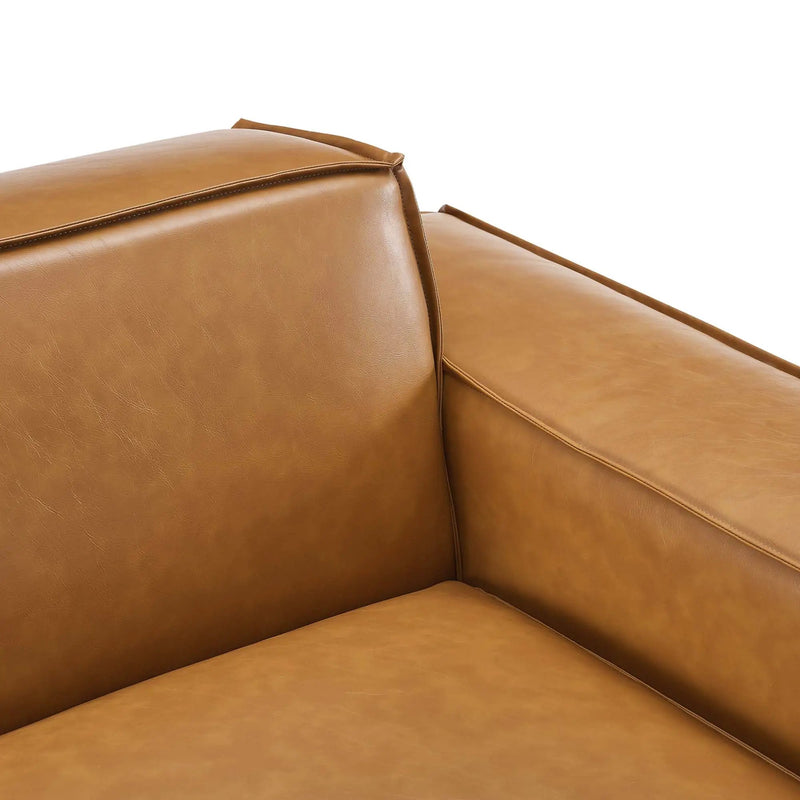 Restore Right-Arm Vegan Leather Sectional Sofa Chair by Modway by HouseOfZazla