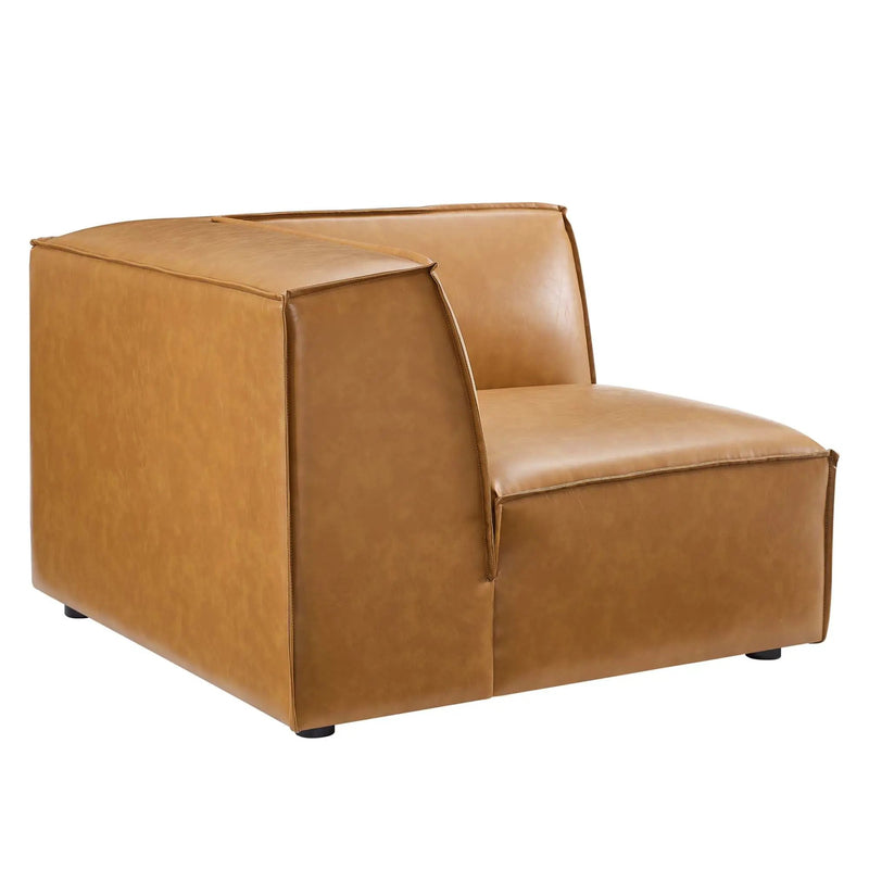 Restore Vegan Leather Sectional Sofa Corner Chair by Modway by HouseOfZazla