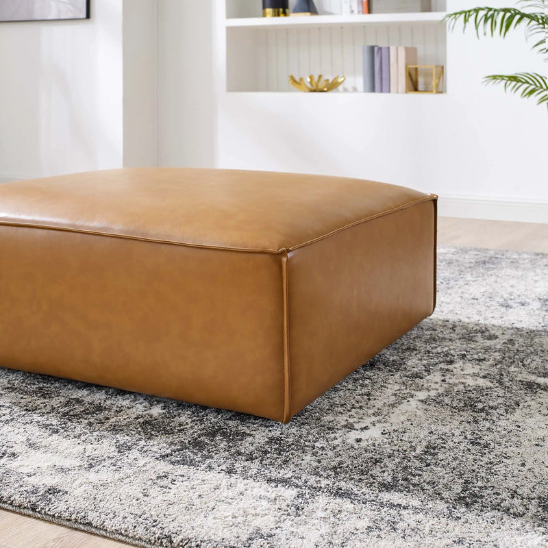 Restore Vegan Leather Ottoman by Modway by HouseOfZazla