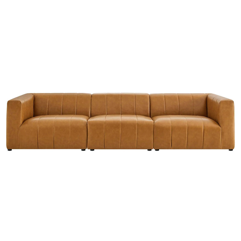 Bartlett 3-Piece Vegan Leather Sofa by Modway by HouseOfZazla