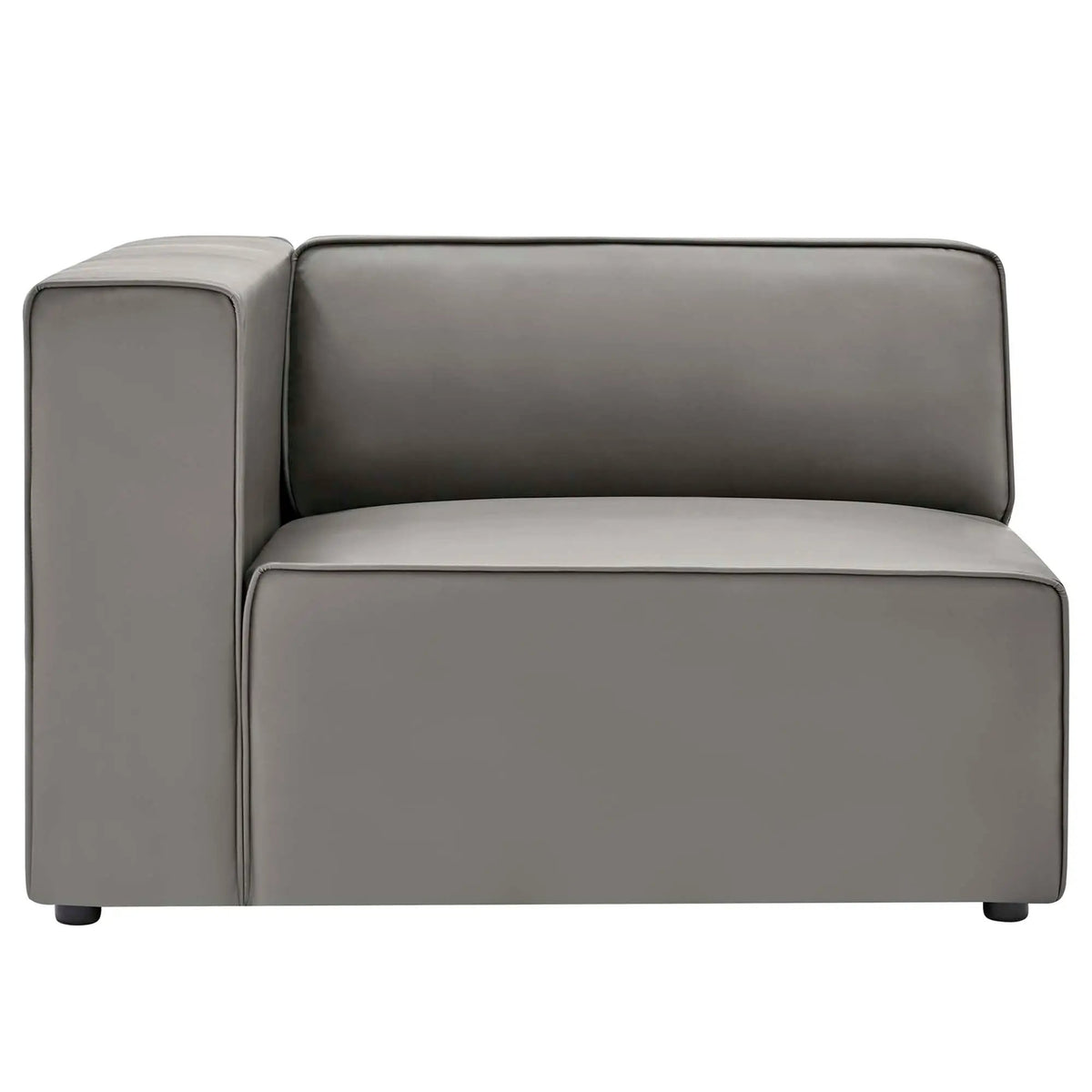 Mingle Vegan Leather Left-Arm Chair by Modway by HouseOfZazla