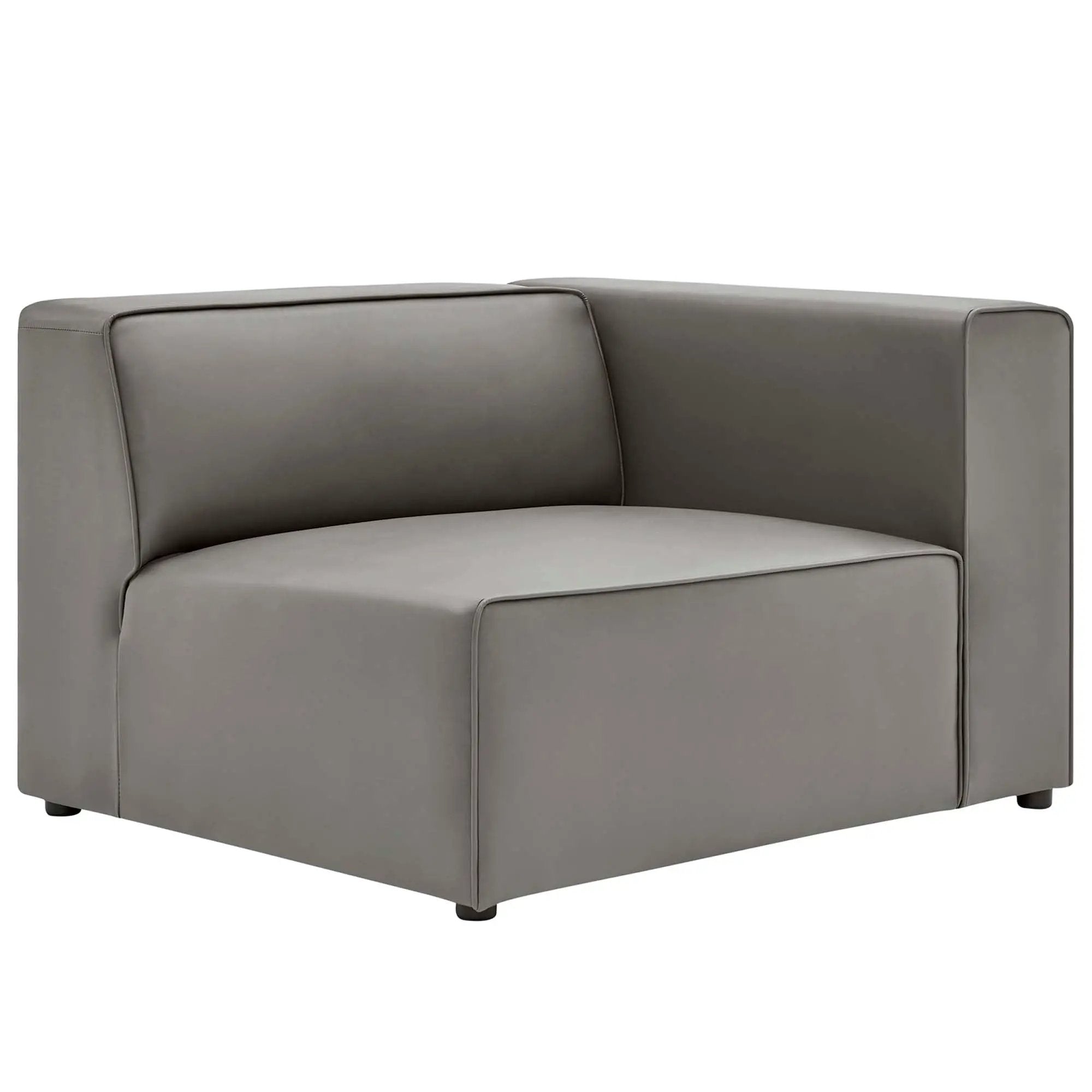 Mingle Vegan Leather Right-Arm Chair by Modway by HouseOfZazla