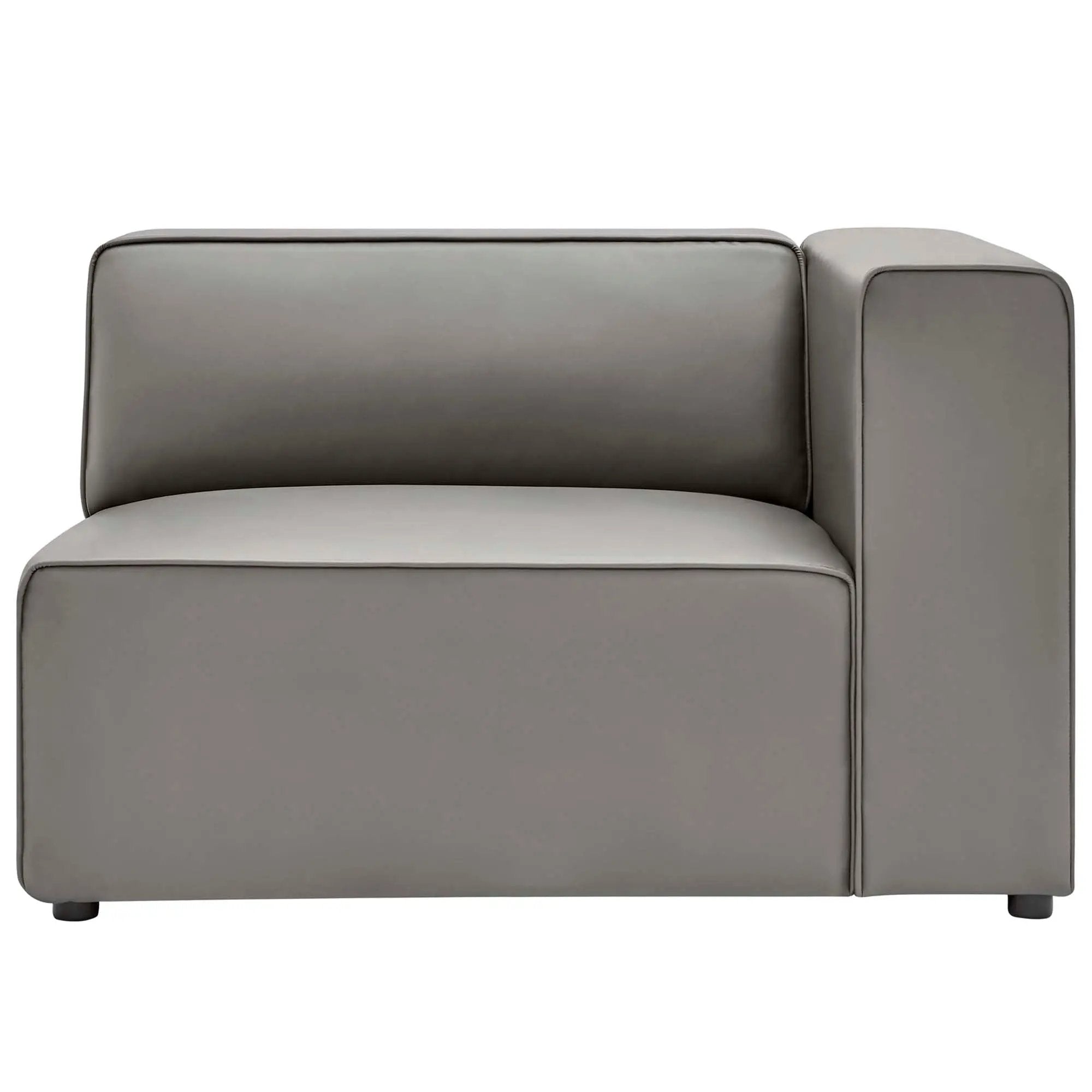Mingle Vegan Leather Right-Arm Chair by Modway by HouseOfZazla