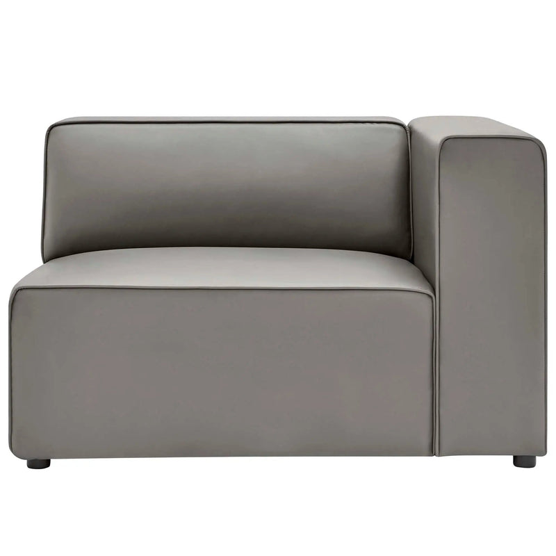 Mingle Vegan Leather Right-Arm Chair by Modway by HouseOfZazla