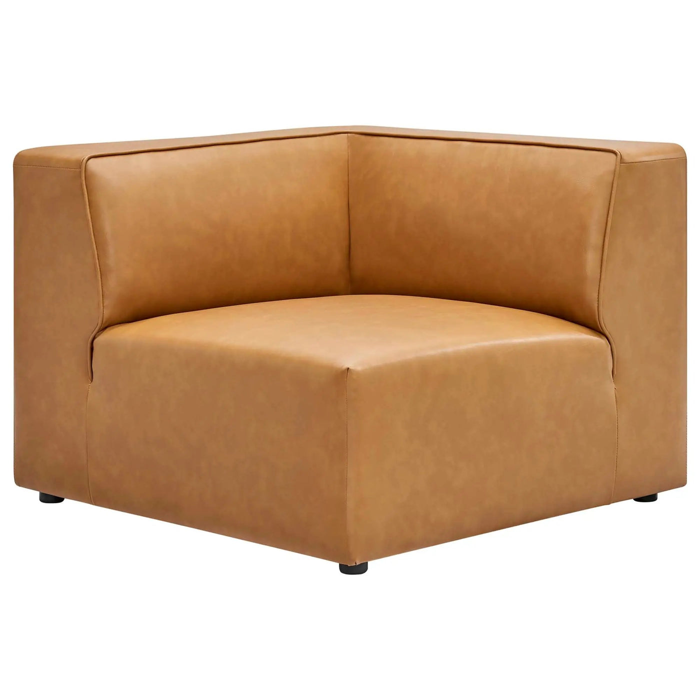 Mingle Vegan Leather Corner Chair by Modway by HouseOfZazla