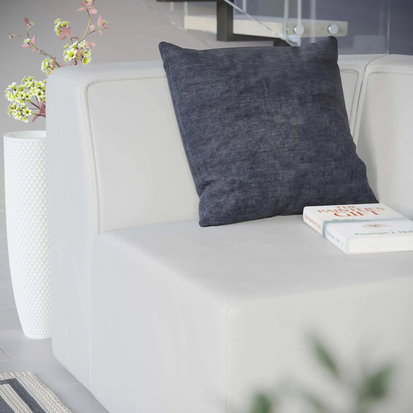 Mingle Vegan Leather Corner Chair by Modway by HouseOfZazla