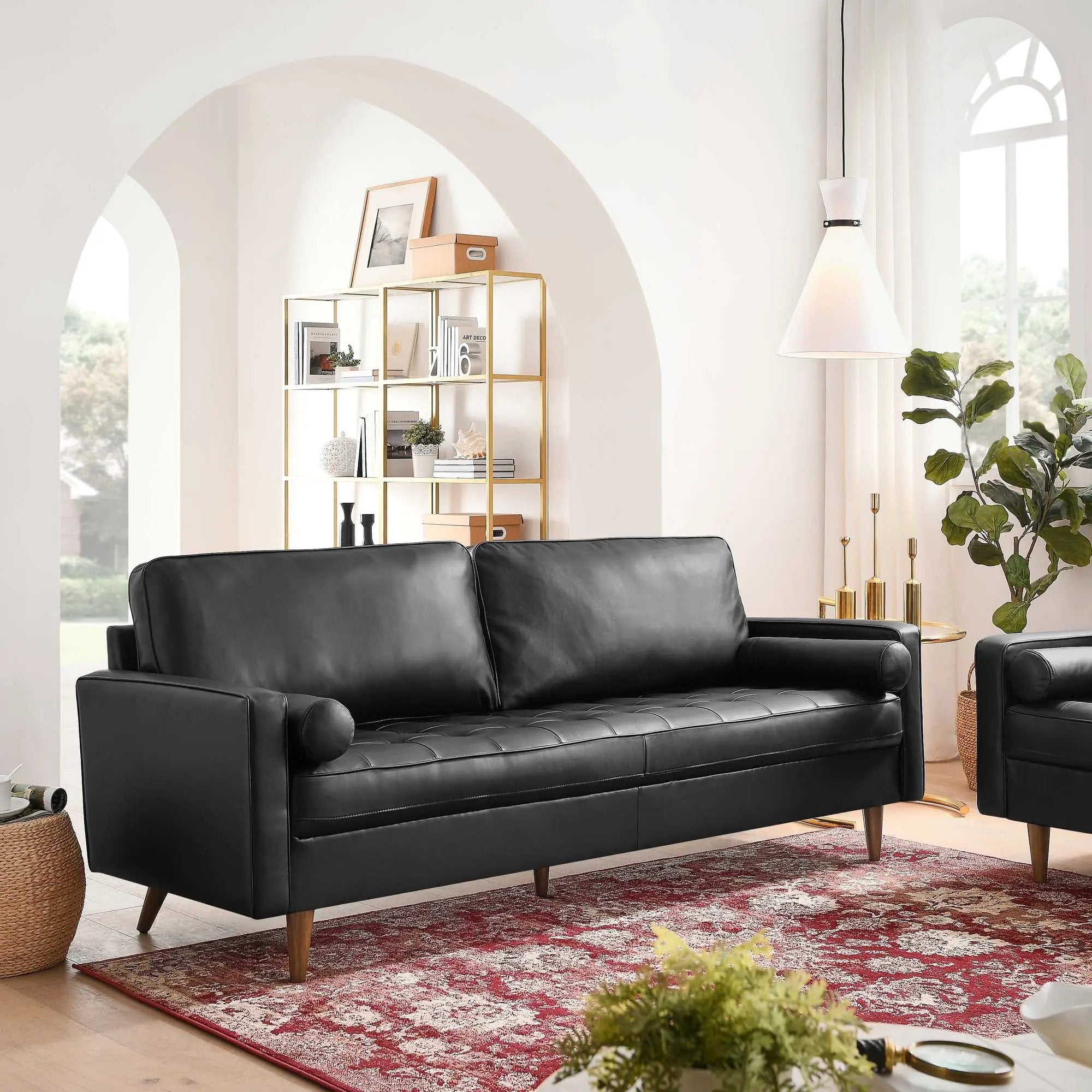 Valour 81" Leather Sofa by Modway by HouseOfZazla