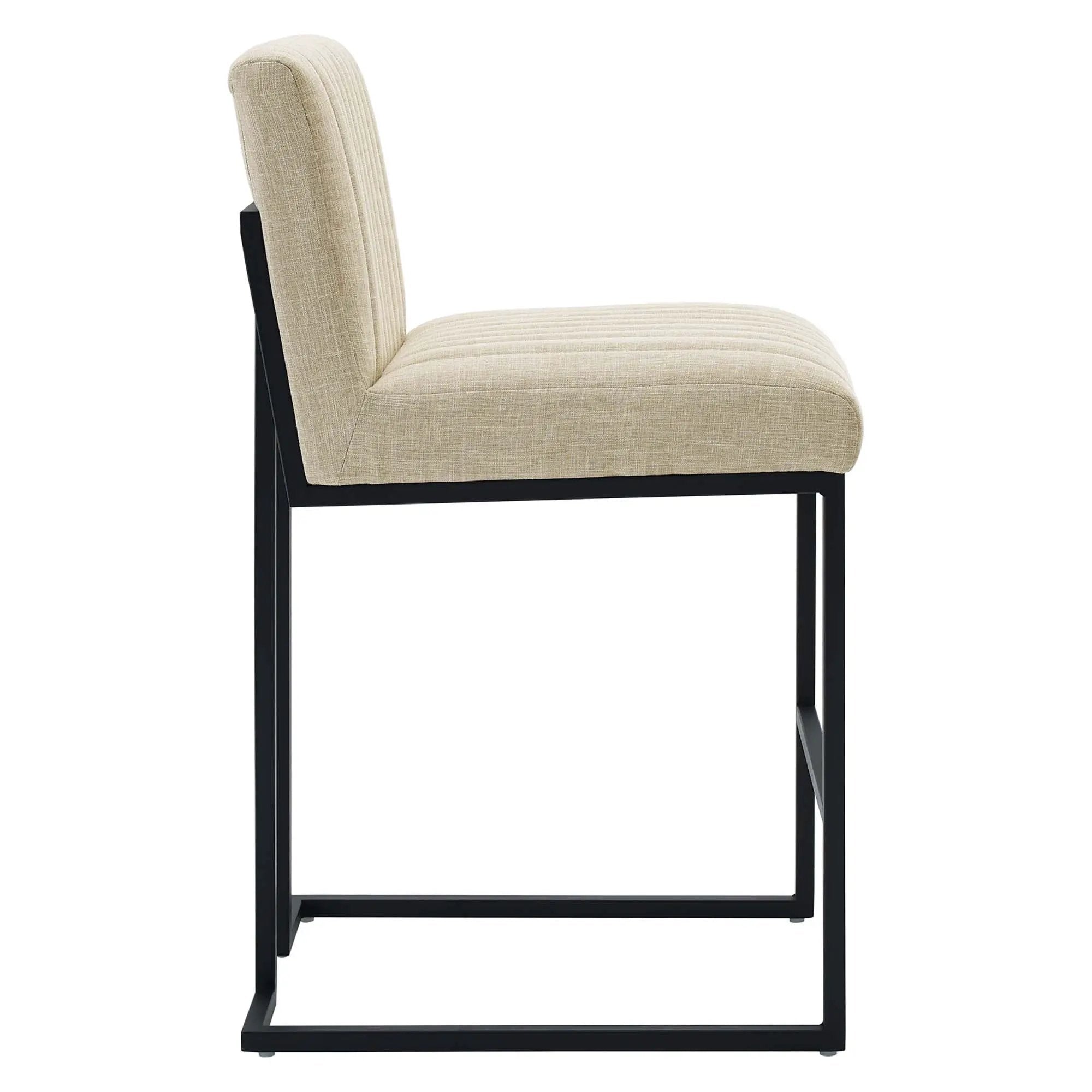 Indulge Channel Tufted Fabric Counter Stool by Modway by HouseOfZazla