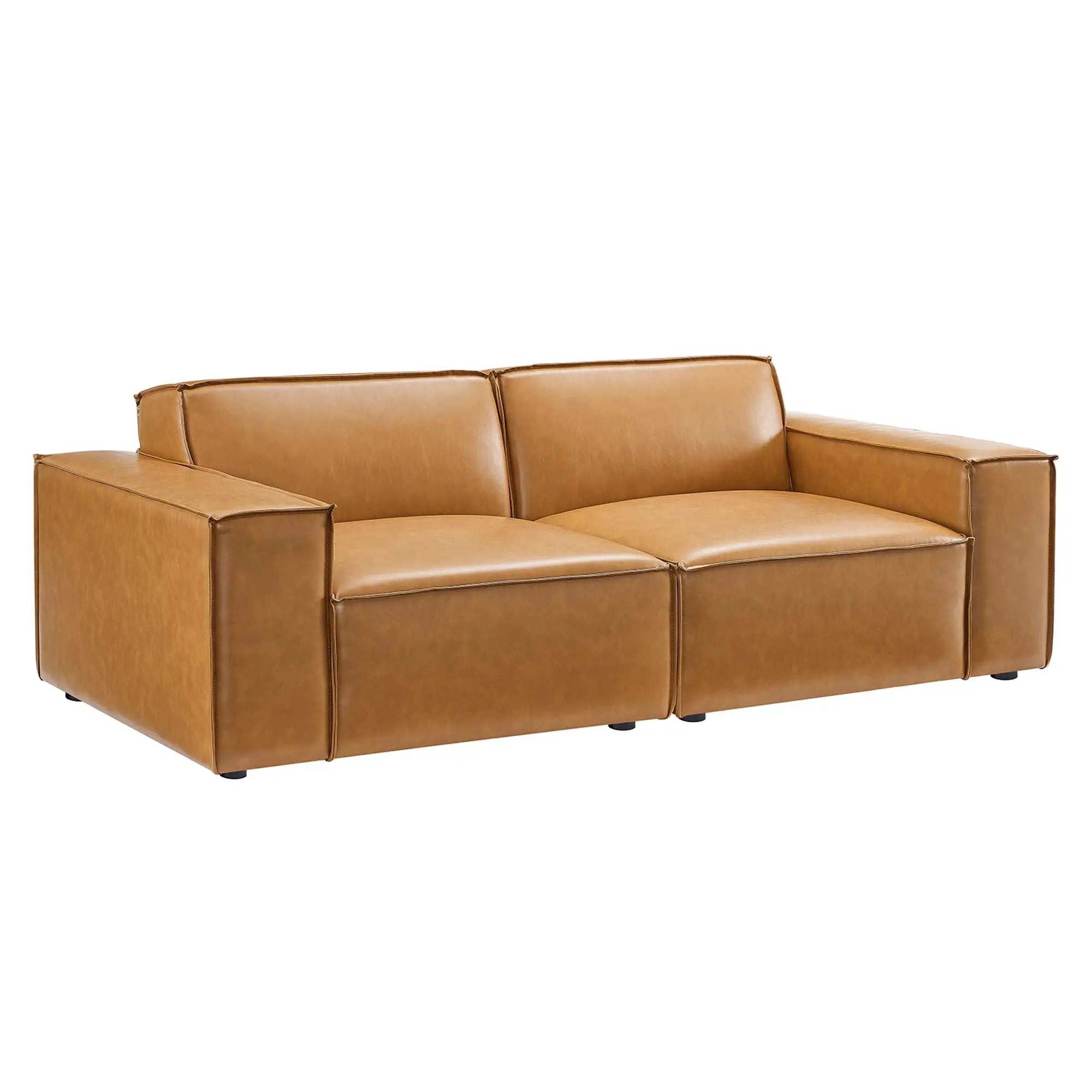 Restore Vegan Leather Loveseat by Modway by HouseOfZazla