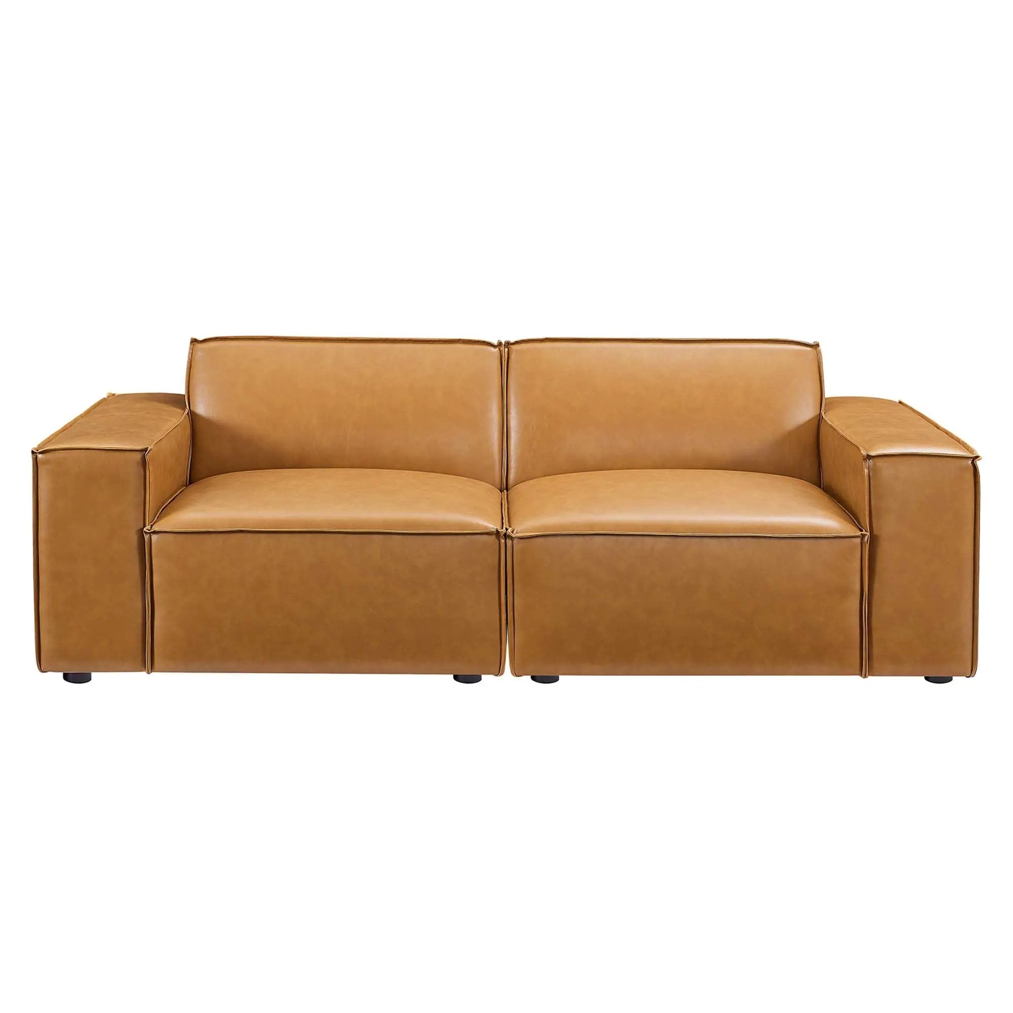 Restore Vegan Leather Loveseat by Modway by HouseOfZazla