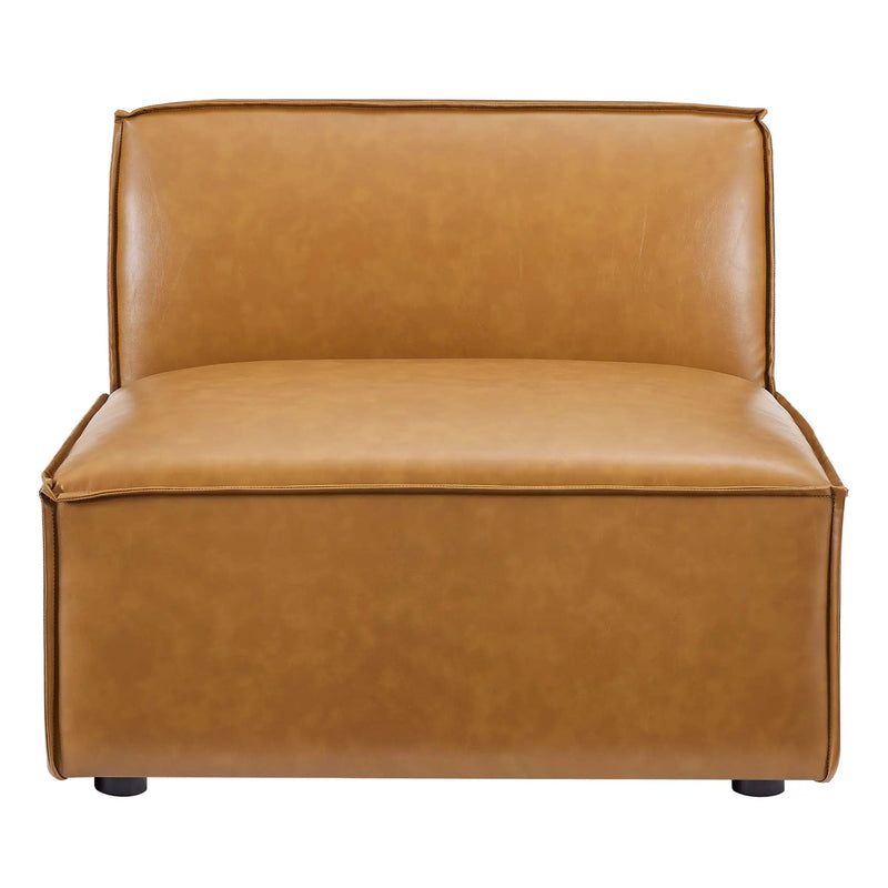 Restore 6-Piece Vegan Leather Sectional Sofa by Modway by HouseOfZazla