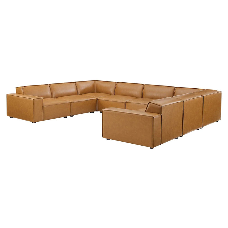 Restore 8-Piece Vegan Leather Sectional Sofa by Modway by HouseOfZazla