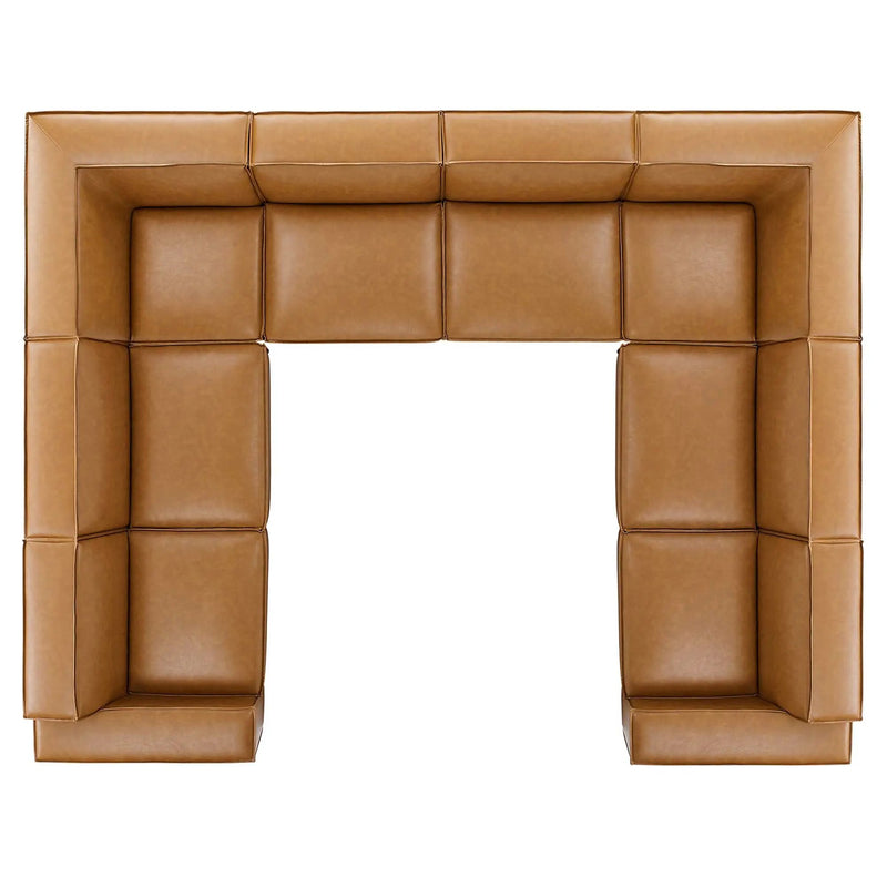 Restore 8-Piece Vegan Leather Sectional Sofa by Modway by HouseOfZazla
