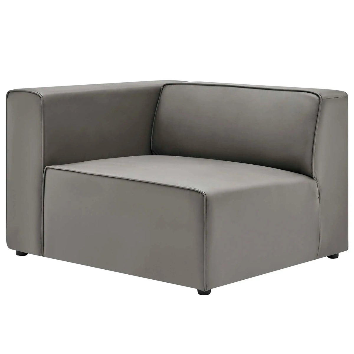 Mingle 2-Piece Vegan Leather Sectional Sofa Loveseat by Modway by HouseOfZazla