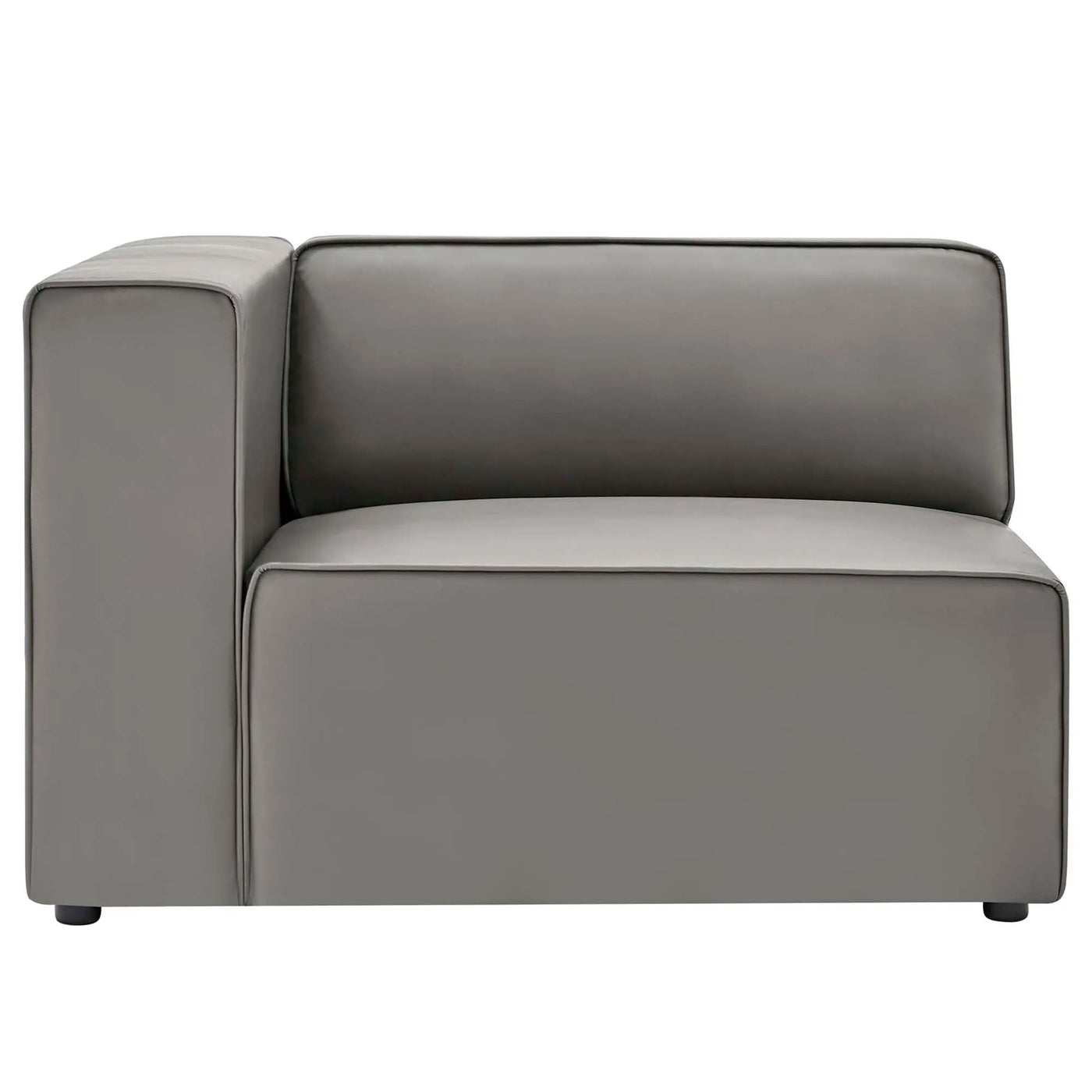 Mingle 2-Piece Vegan Leather Sectional Sofa Loveseat by Modway by HouseOfZazla