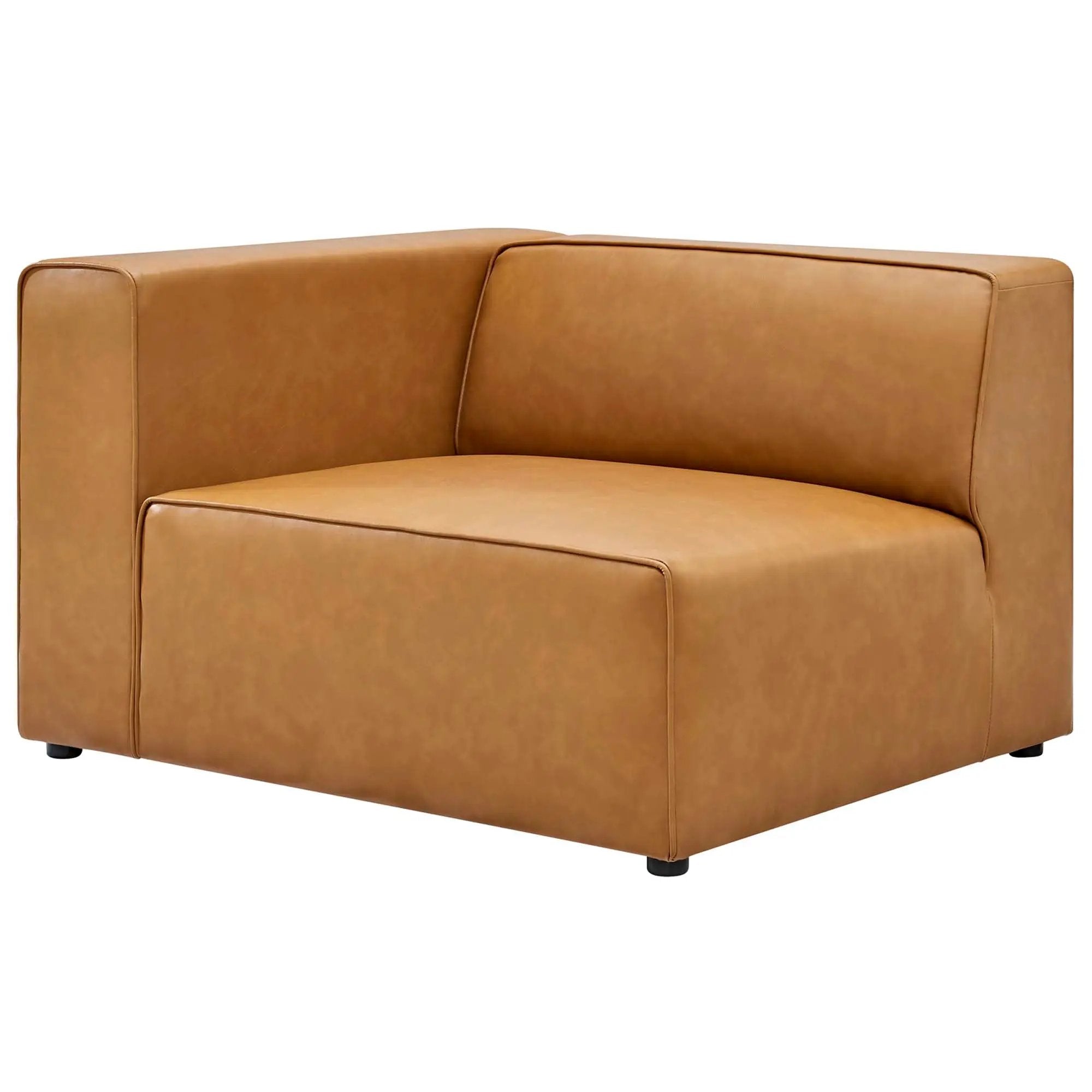 Mingle 2-Piece Vegan Leather Sectional Sofa Loveseat by Modway by HouseOfZazla