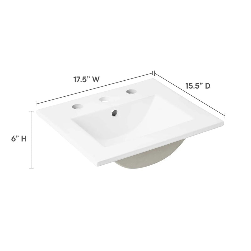 Cayman 18" Bathroom Sink by Modway by HouseOfZazla