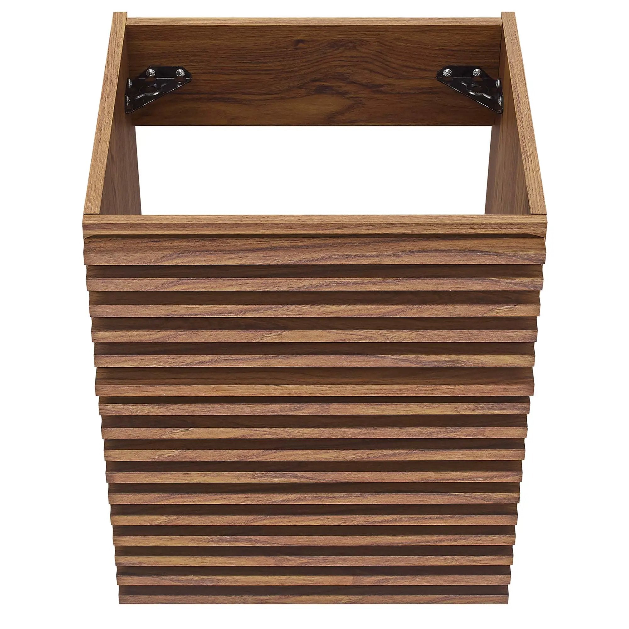 Render 18" Wall-Mount Bathroom Vanity Cabinet (Walnut) by Modway by HouseOfZazla