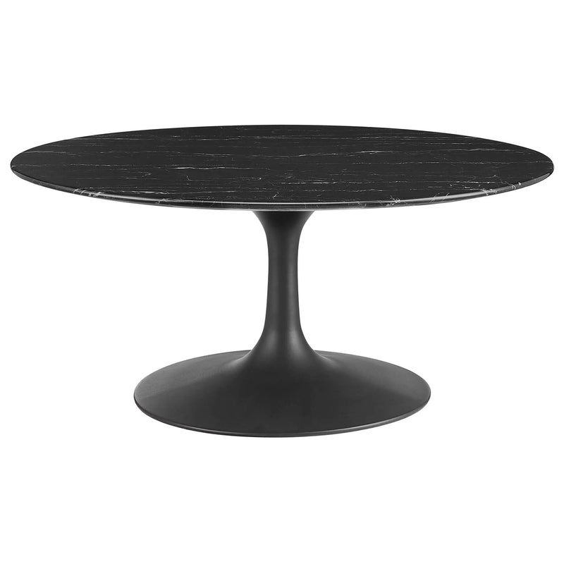 Lippa 36" Round Faux Marble Coffee Table by Modway by HouseOfZazla