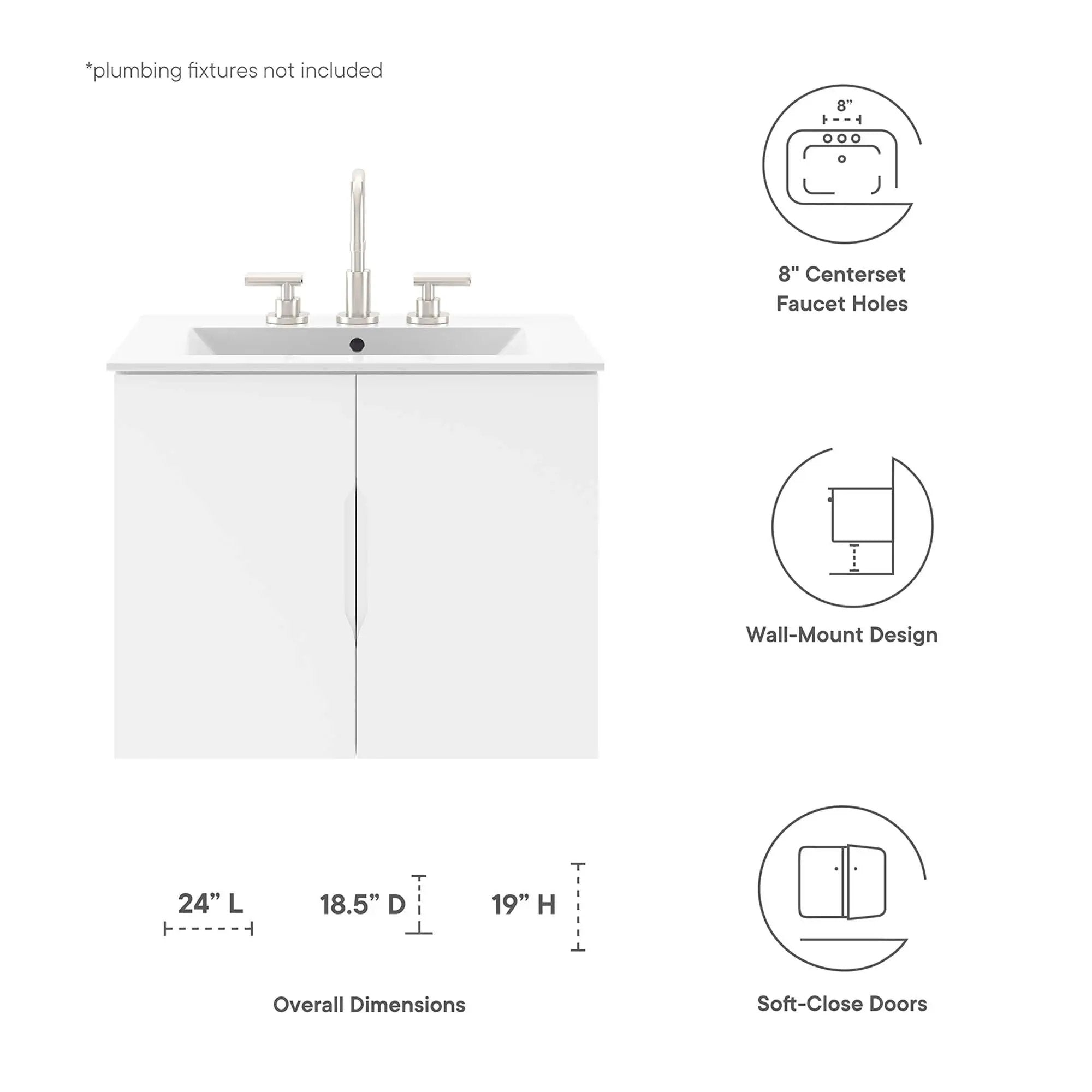 Vitality 24" Bathroom Vanity Cabinet by Modway by HouseOfZazla
