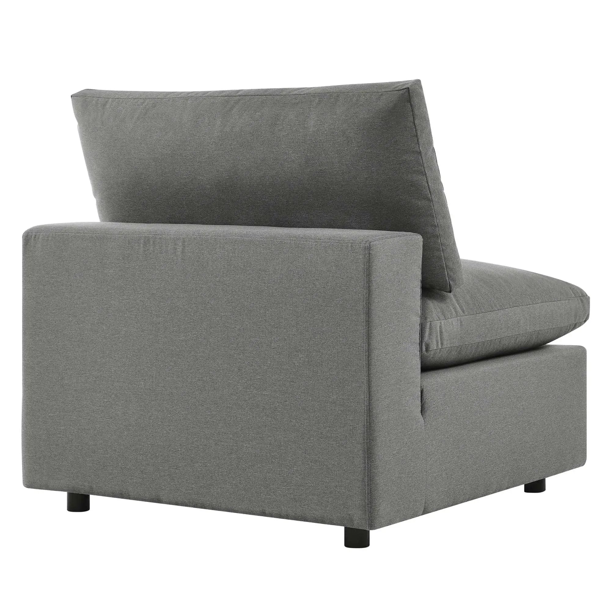 Commix Overstuffed Outdoor Patio Armless Chair by Modway by HouseOfZazla