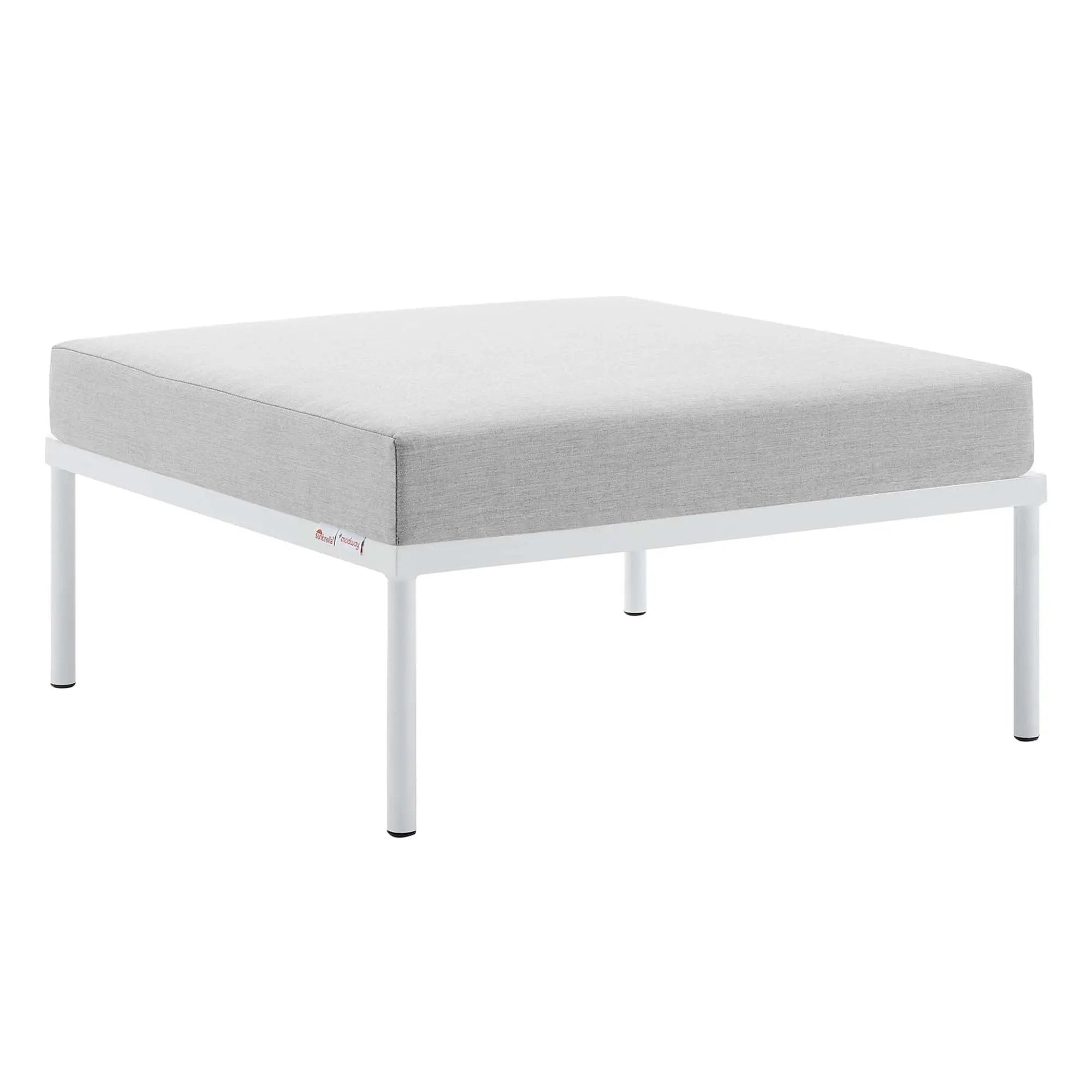 Harmony Sunbrella Outdoor Patio Aluminum Ottoman by Modway by HouseOfZazla
