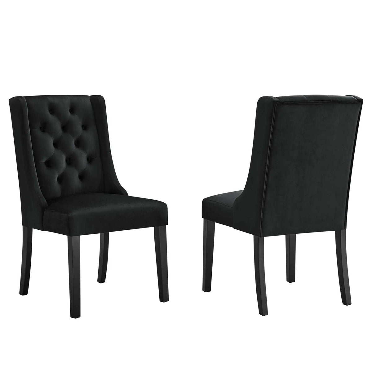 Baronet Performance Velvet Dining Chairs Set of 2 by Modway by HouseOfZazla