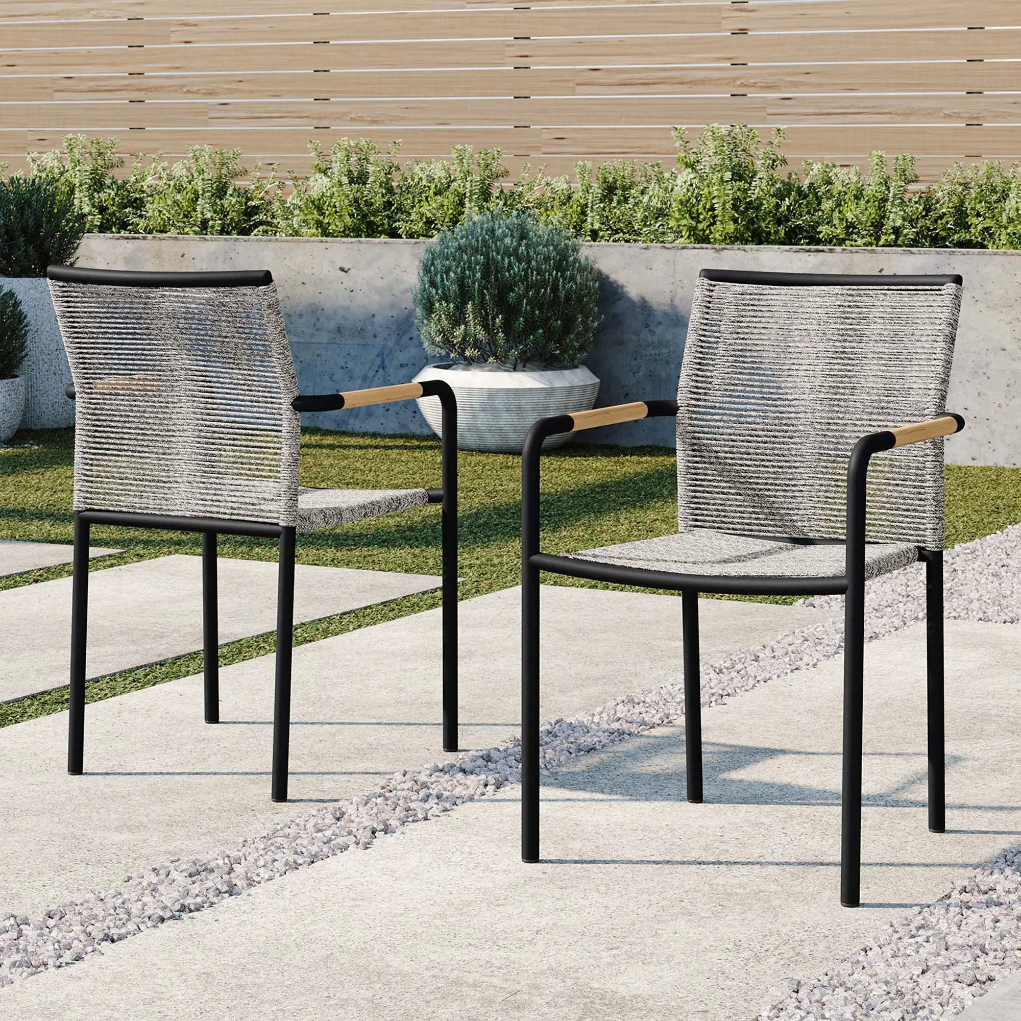 Serenity Outdoor Patio Armchairs Set of 2 by Modway by HouseOfZazla