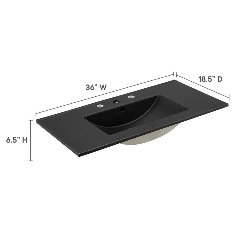 Cayman 36" Bathroom Sink by Modway by HouseOfZazla
