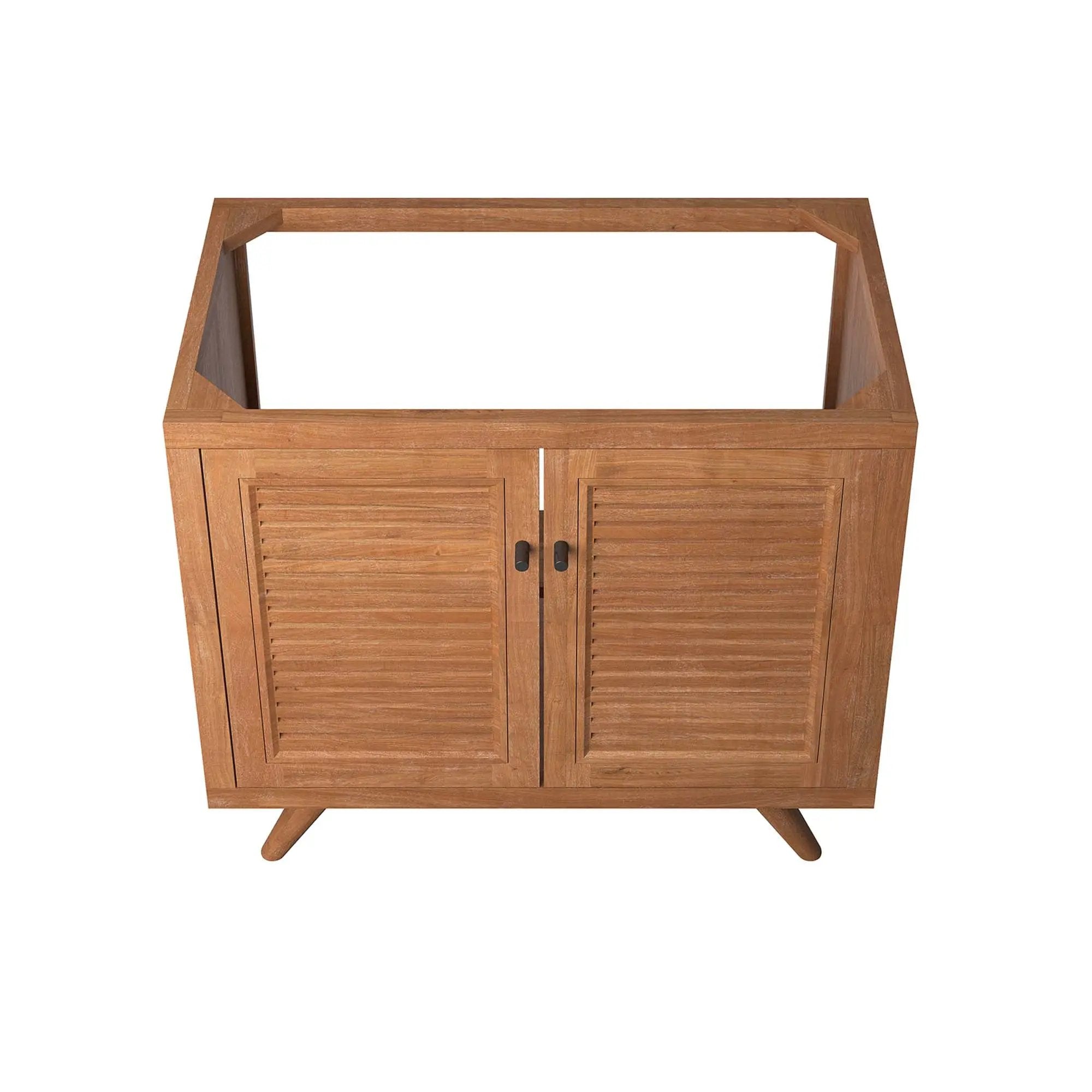 Birdie 36" Teak Wood Bathroom Vanity Cabinet by HouseOfZazla