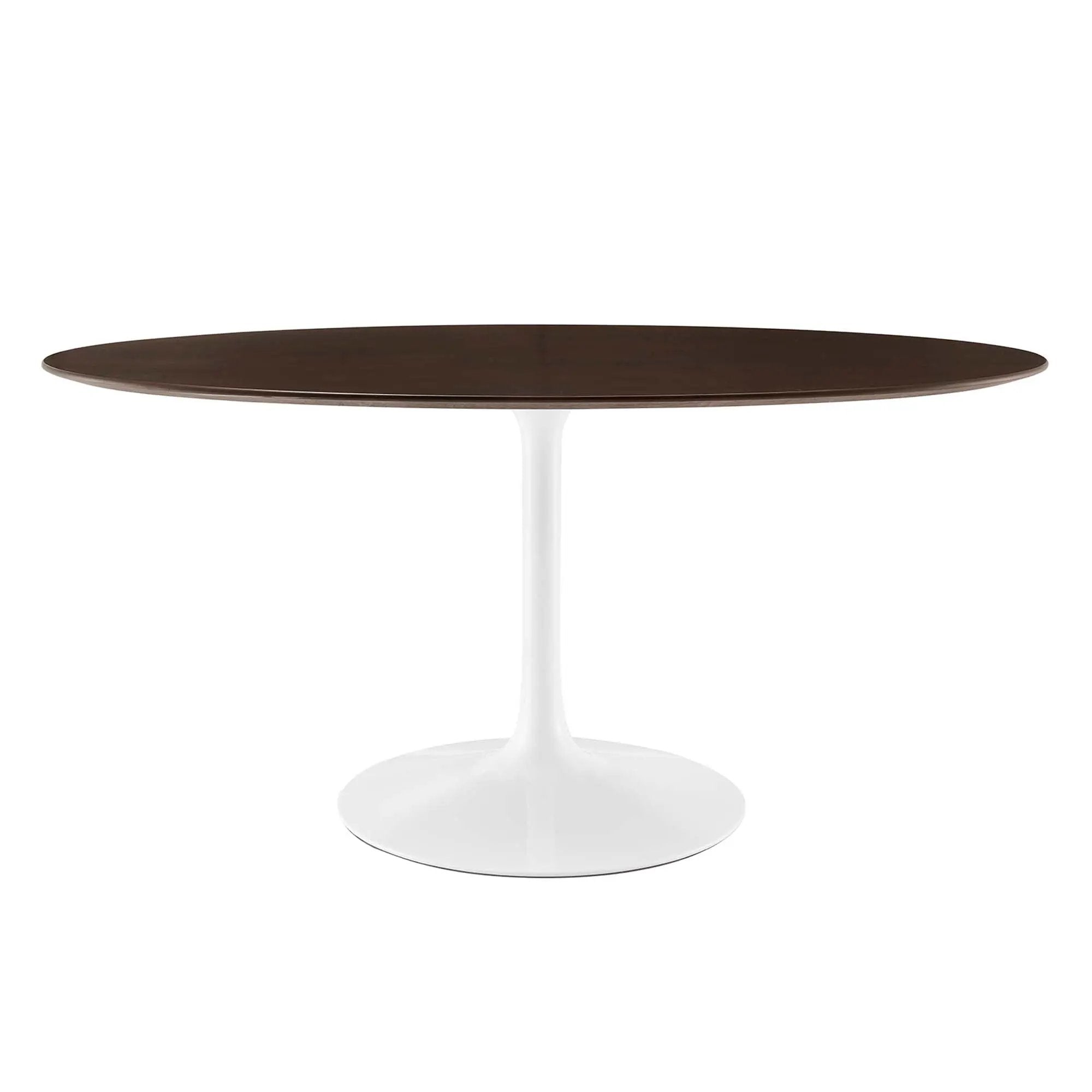 Lippa 60" Oval Cherry Walnut Wood Dining Table by Modway by HouseOfZazla
