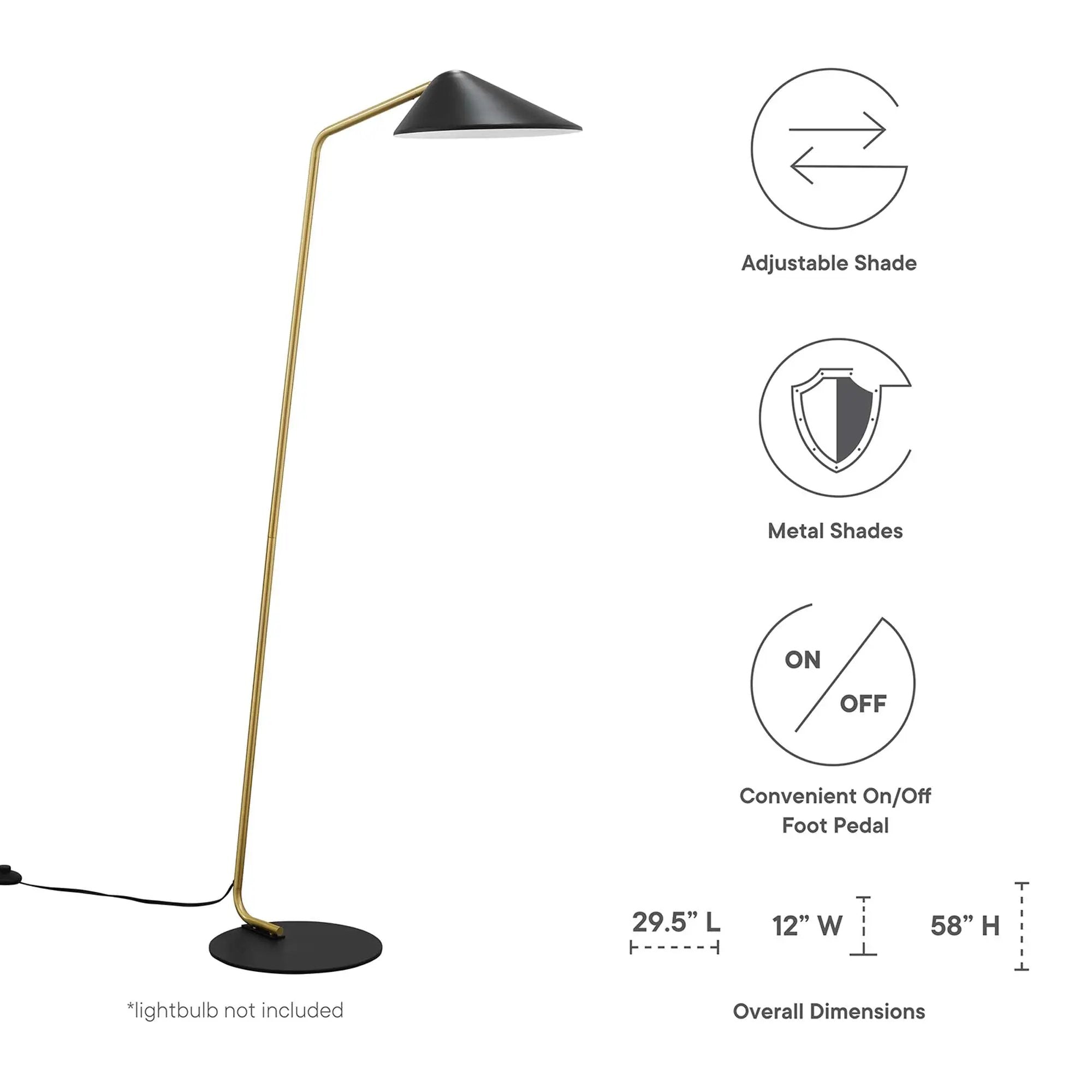 Journey Standing Floor Lamp by Modway by HouseOfZazla