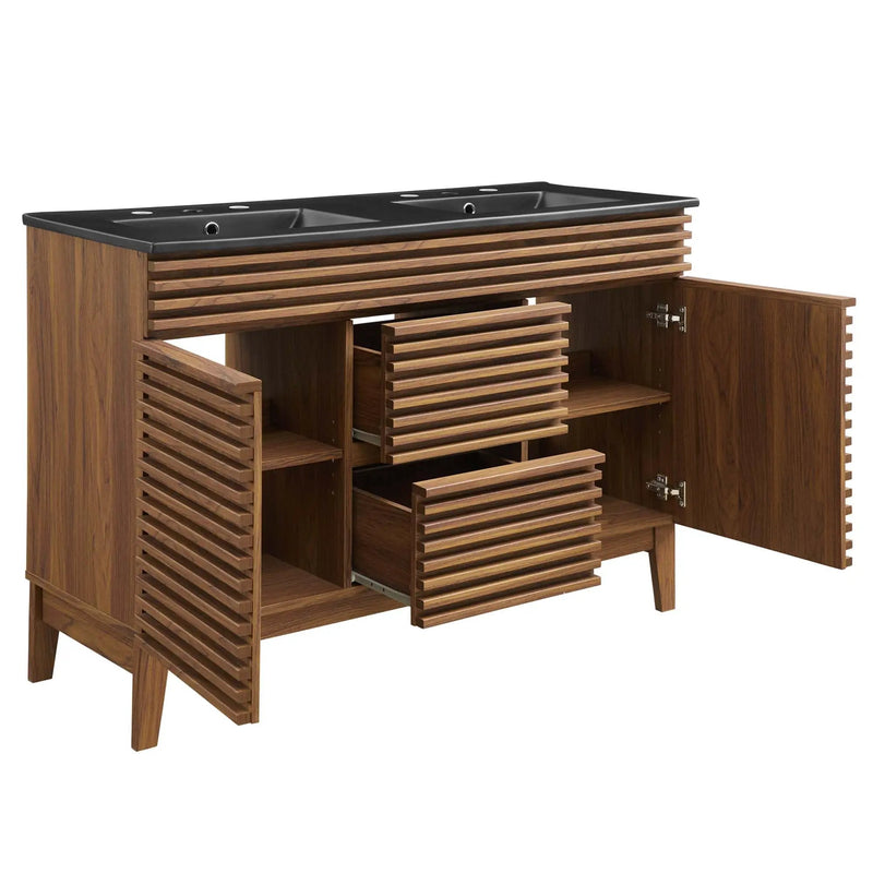 Render 48" Double Sink Bathroom Vanity by Modway by HouseOfZazla
