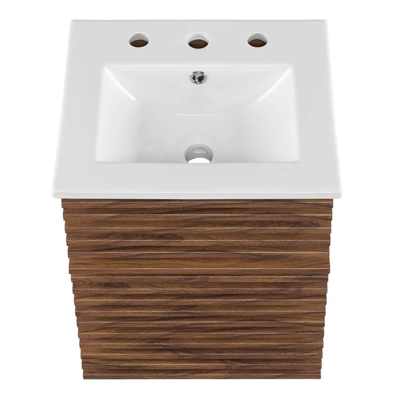 Render 18" Wall-Mount Bathroom Vanity by Modway by HouseOfZazla