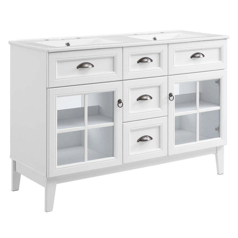Isle 48" Double Bathroom Vanity Cabinet by Modway by HouseOfZazla