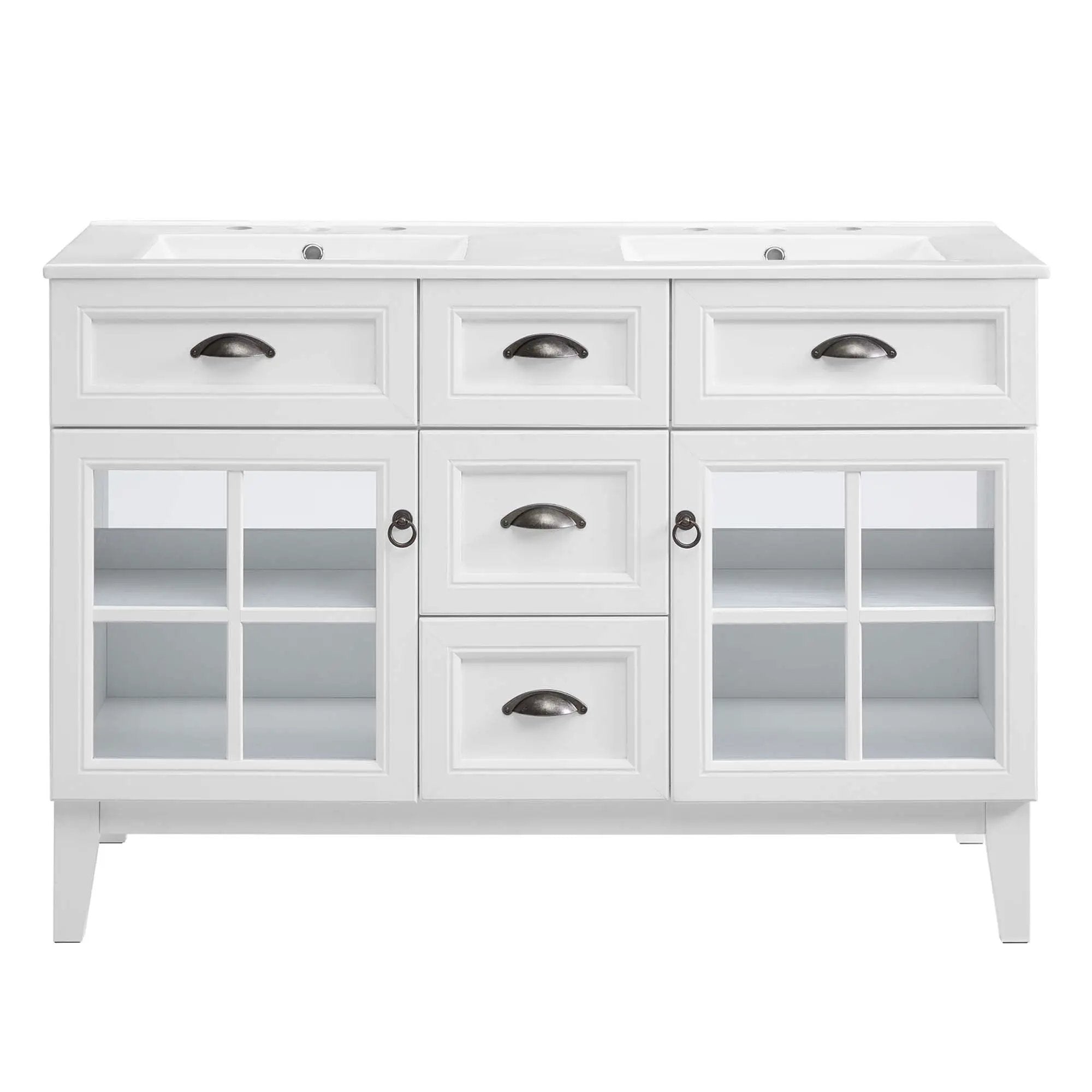 Isle 48" Double Bathroom Vanity Cabinet by Modway by HouseOfZazla