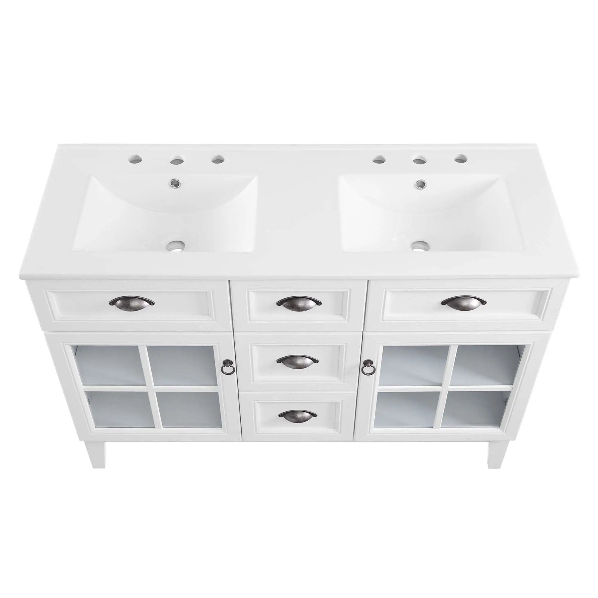Isle 48" Double Bathroom Vanity Cabinet by Modway by HouseOfZazla