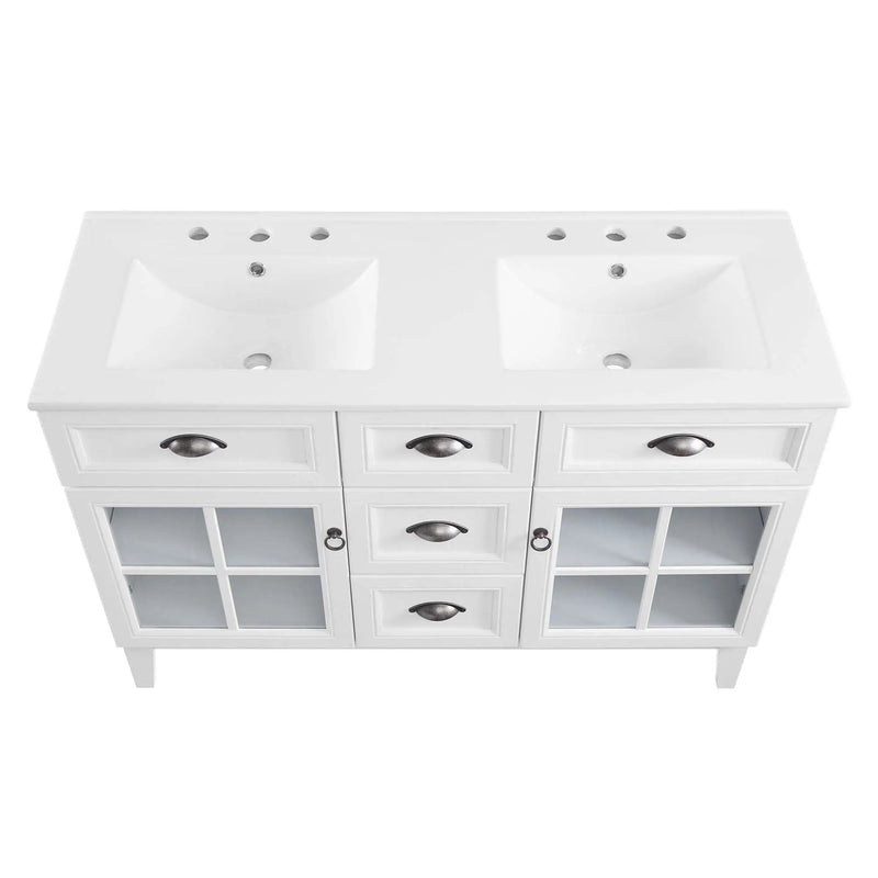 Isle 48" Double Bathroom Vanity Cabinet by Modway by HouseOfZazla