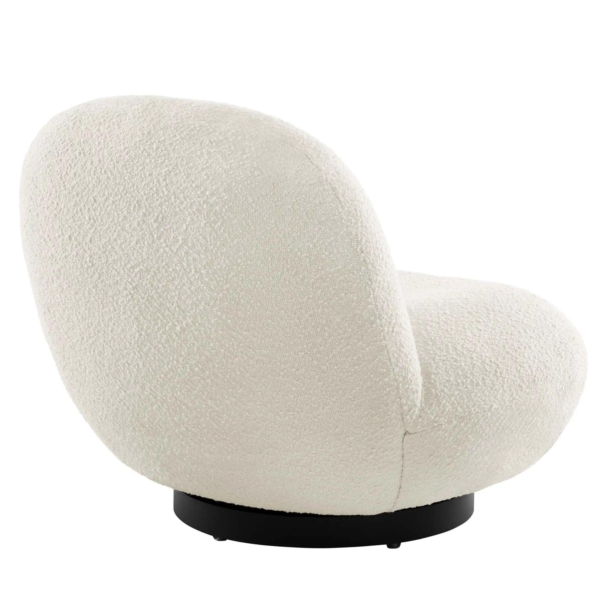 Kindred Boucle Upholstered Fabric Swivel Chair by Modway by HouseOfZazla